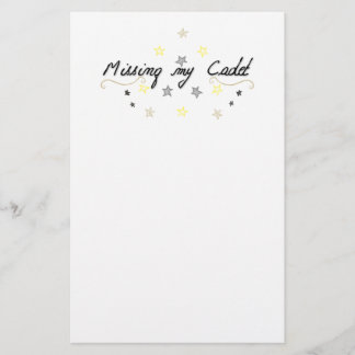 Papelería Faltando a mi cadete inmóvil