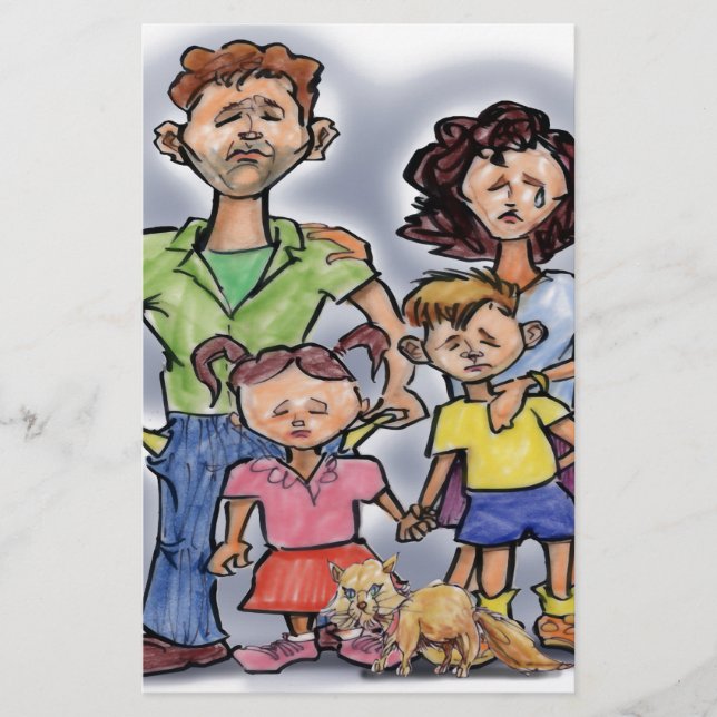 Papelería Familia Triste (Anverso)