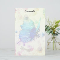 Fantasy Buttrflies Stationery