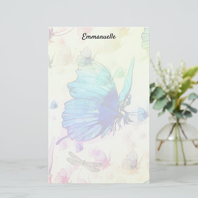 Papelería Fantasy Buttrflies Stationery (Subido por el creador)