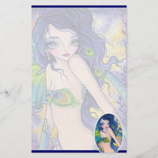 Papelería Fascinación del pavo real - efectos de escritorio