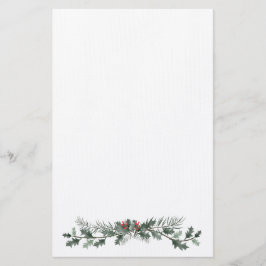 Papelería Felices Navidad que saludan la guirnalda del