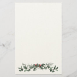 Papelería Felices Navidad que saludan la guirnalda del
