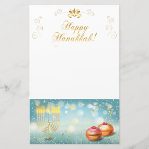 Papelería Feliz Festival de Hanukkah decoración festiva