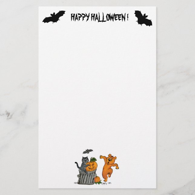Papelería ¡Feliz Halloween! 5 (Anverso)