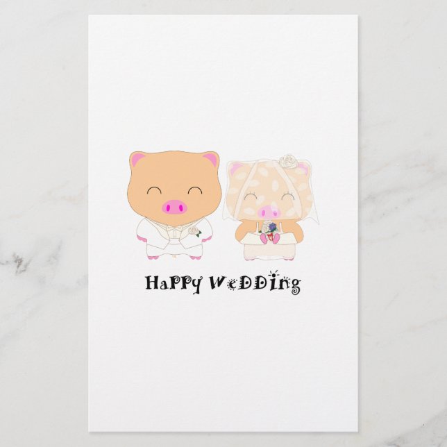 Papelería Feliz matrimonio (Anverso)