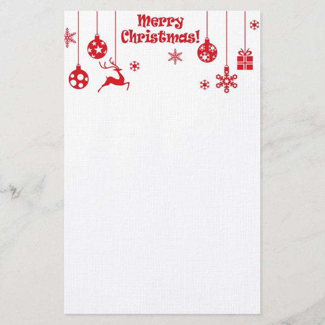Papelería Feliz Navidad (Anverso)