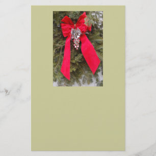 Papelería Feliz Navidad Red Bow