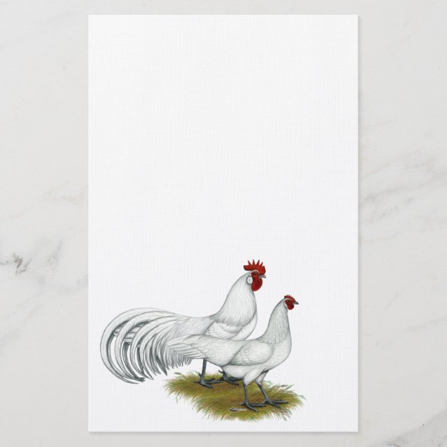 Papelería Fénix: Pareja blanca (Anverso)
