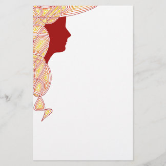 Papelería Fiery Lady Stationary