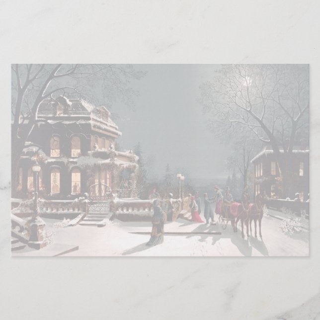 Papelería Fiesta Navidades de Victoria Stationery (Anverso)