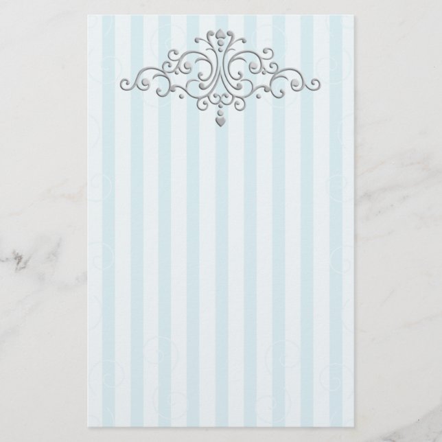 Papelería Filigree Princesa de Plata (Anverso)
