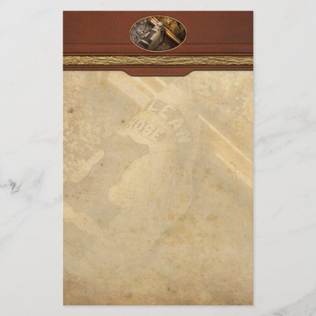 Papelería Fireman - Saludando a un héroe (Anverso)