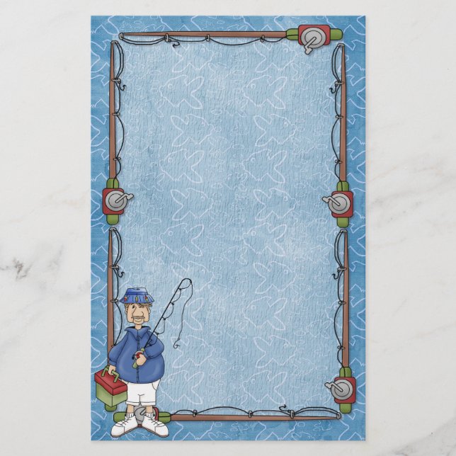 Papelería Fisherman Stationery (Anverso)