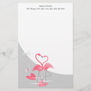 Papelería Flamingo Love Large Moon Texting