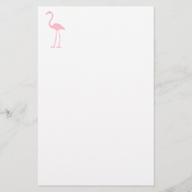 Papelería Flamingo rosa (Anverso)