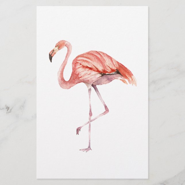 Papelería Flamingo rosa (Anverso)