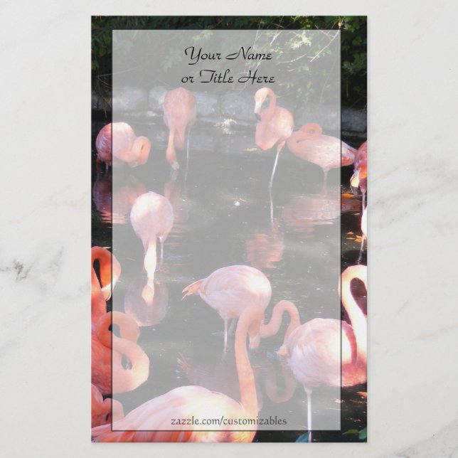 Papelería Flamingo Stationery (Anverso)