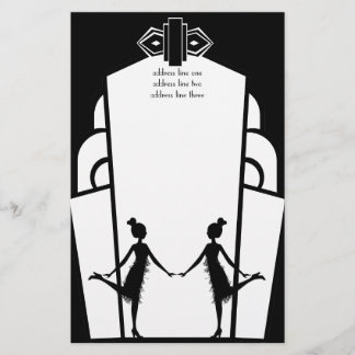 Papelería Flappers Art-Deco