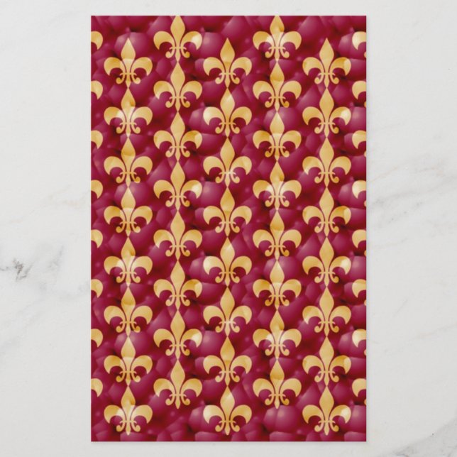 Papelería Fleur de lis (Anverso)