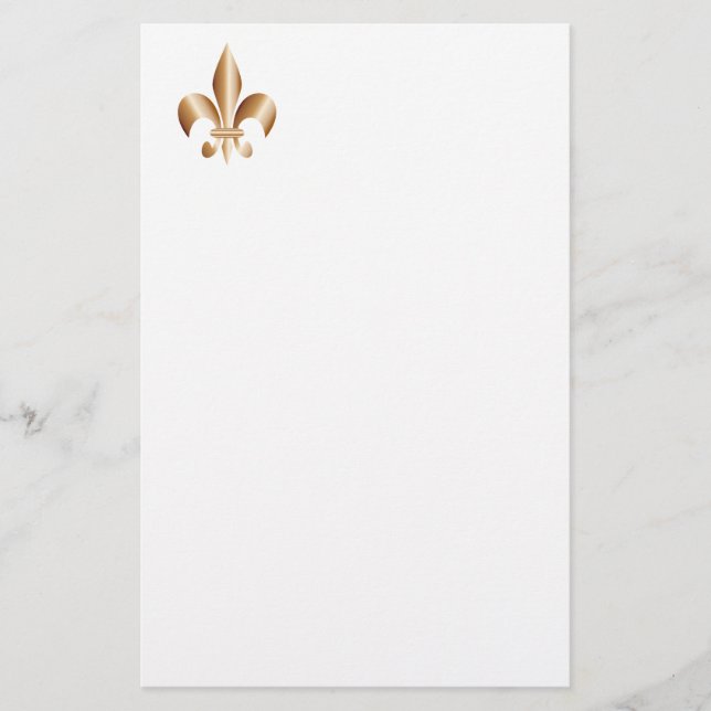 Papelería Fleur de lis (Anverso)