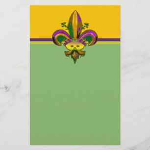Papelería Fleur de lis Mask