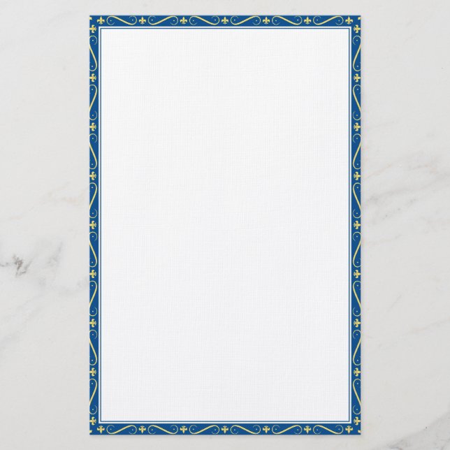 Papelería Fleur De Lis Stationery (Anverso)