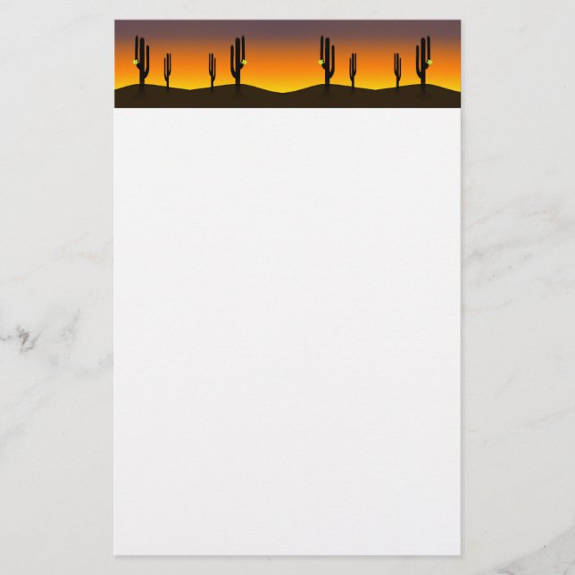 Papelería Flor de Cactus (Anverso)