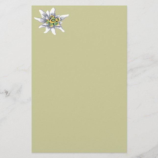 Papelería Flor de Edelweiss (Anverso)