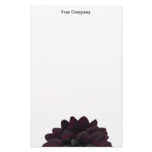 Flor negra floral moderna de la dalia