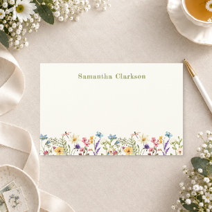 Papelería Flor Silvestre Caprichosa Floral Primaveral Colori