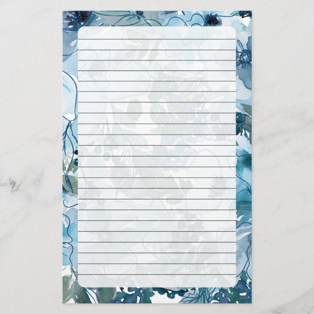 Papelería Floral (Anverso)