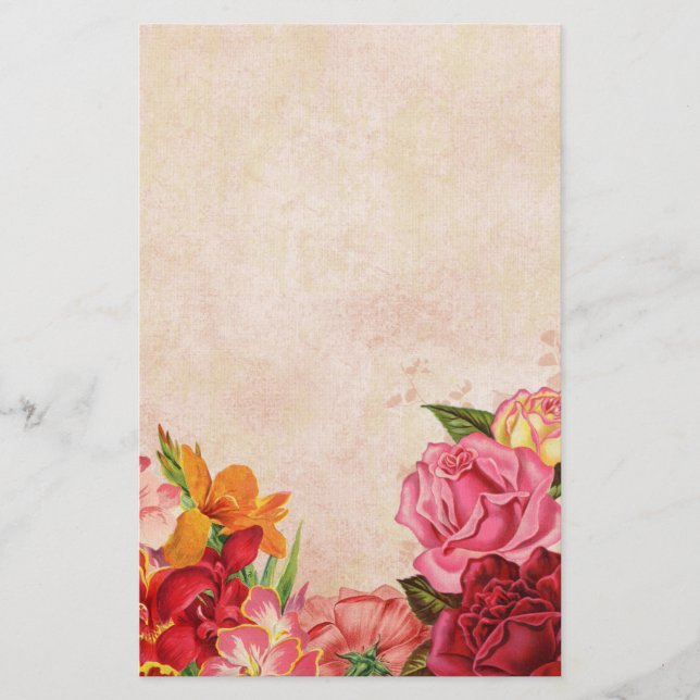 Papelería Floral (Anverso)