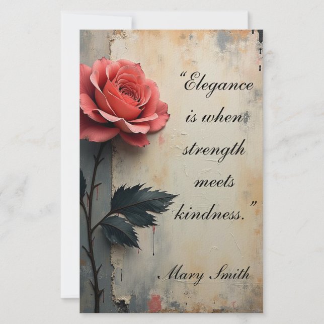 Papelería Floral Galor  (Anverso)