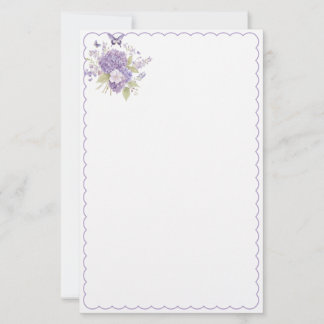 Papelería Floral Stationery Paper