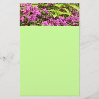 Papelería Floral Tropical Morada Bougainvillea
