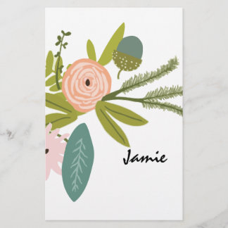Papelería Floral y fauna