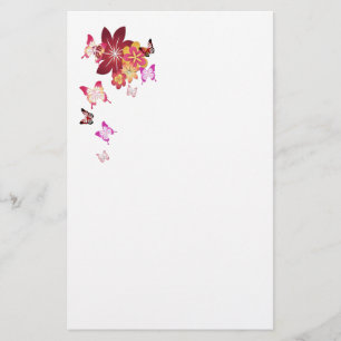 Papelería Florece mariposas de n