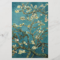 Floreciente árbol de almendros por Vincent van Gog