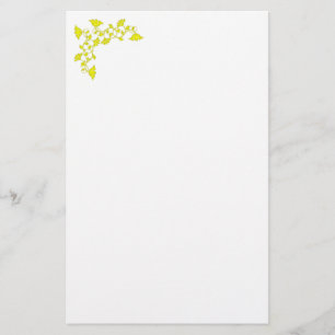 Papelería Flores Amarillas Y Bañeras