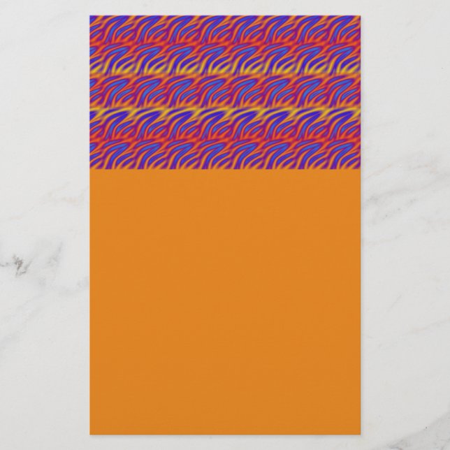 Papelería Flores azules (Anverso)