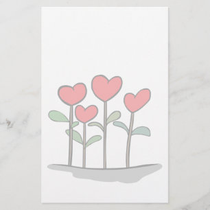 Papelería Flores caprichosas del corazón