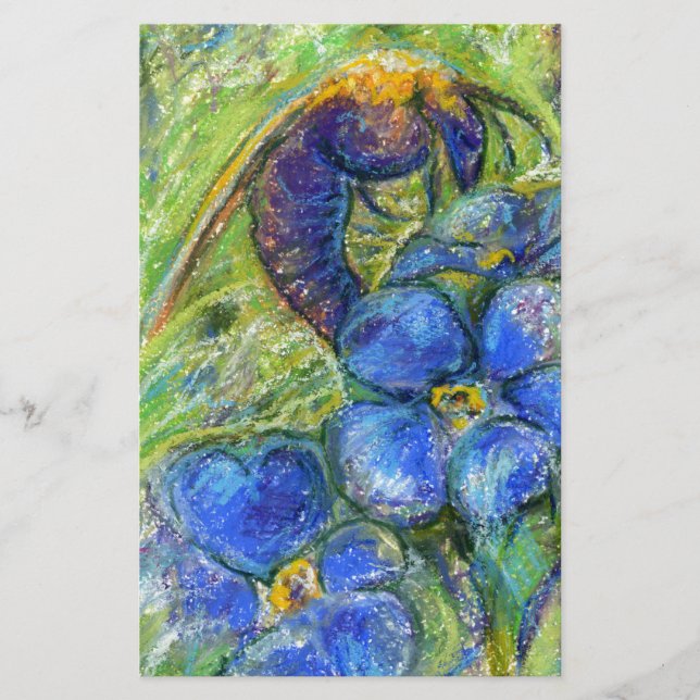 Papelería Flores de abeja y olvidadiza (Anverso)