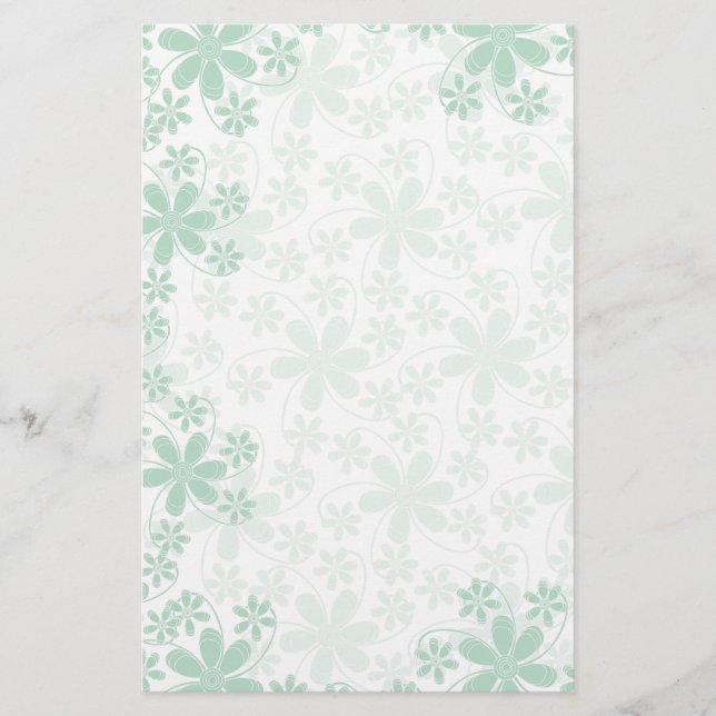 Papelería Flores de bonito Stationery-Floral (Anverso)