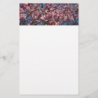 Papelería Flores de cerezo y flor de Blue Sky Spring