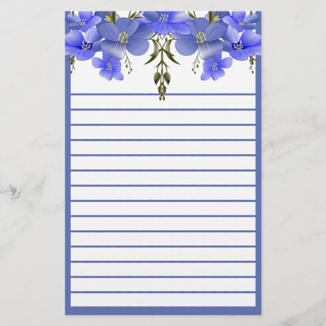 Papelería Flores FL18 Stationery (Anverso)
