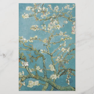 Papelería Flores Gogh Ramas Flores de Almendro Naturaleza