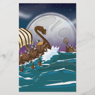 Papelería Flota de Invasión Vikinga