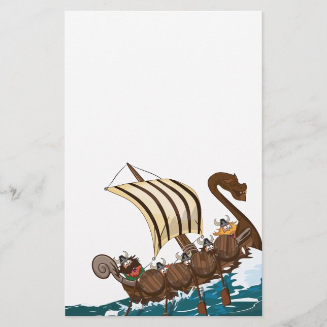Papelería Flota de la invasión de Viking (Anverso)