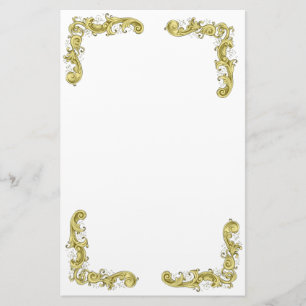 PAPELERÍA FLOURISHES DE ORO